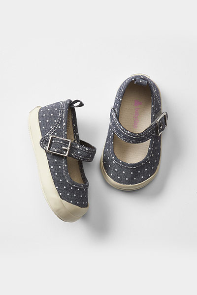 Polka dot mary jane sneakers