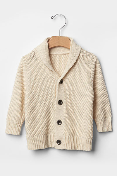 Shawl cardigan